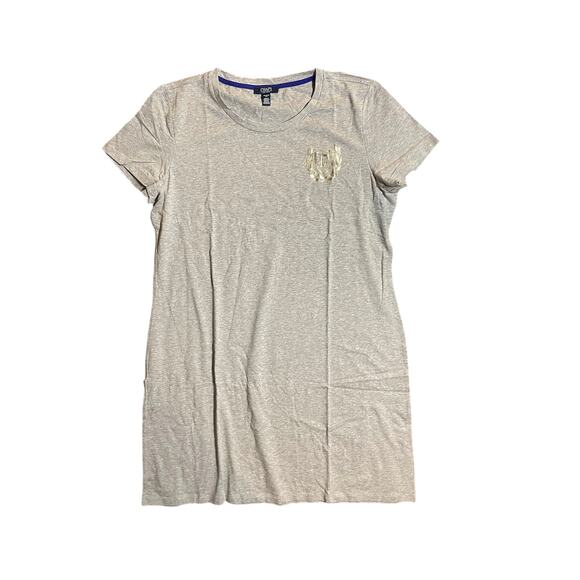 NWT Chaps Tshirt Dress Gray with Chaps Bedazzled Logo size XXL - Picture 1 of 5